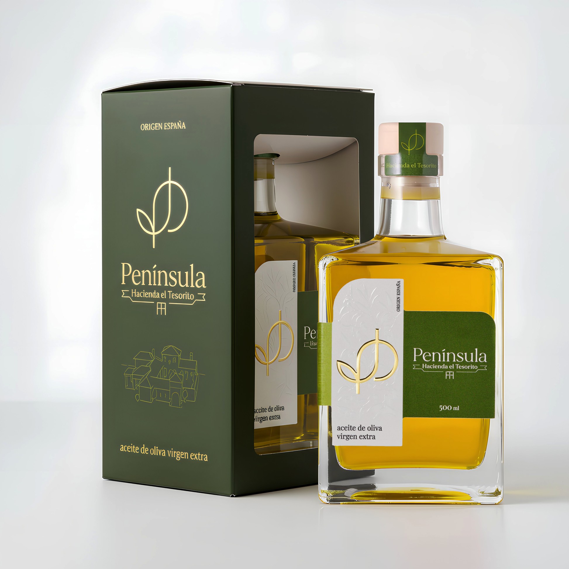 Botella de 500ml + Botella de 500ml con Caja de Regalo