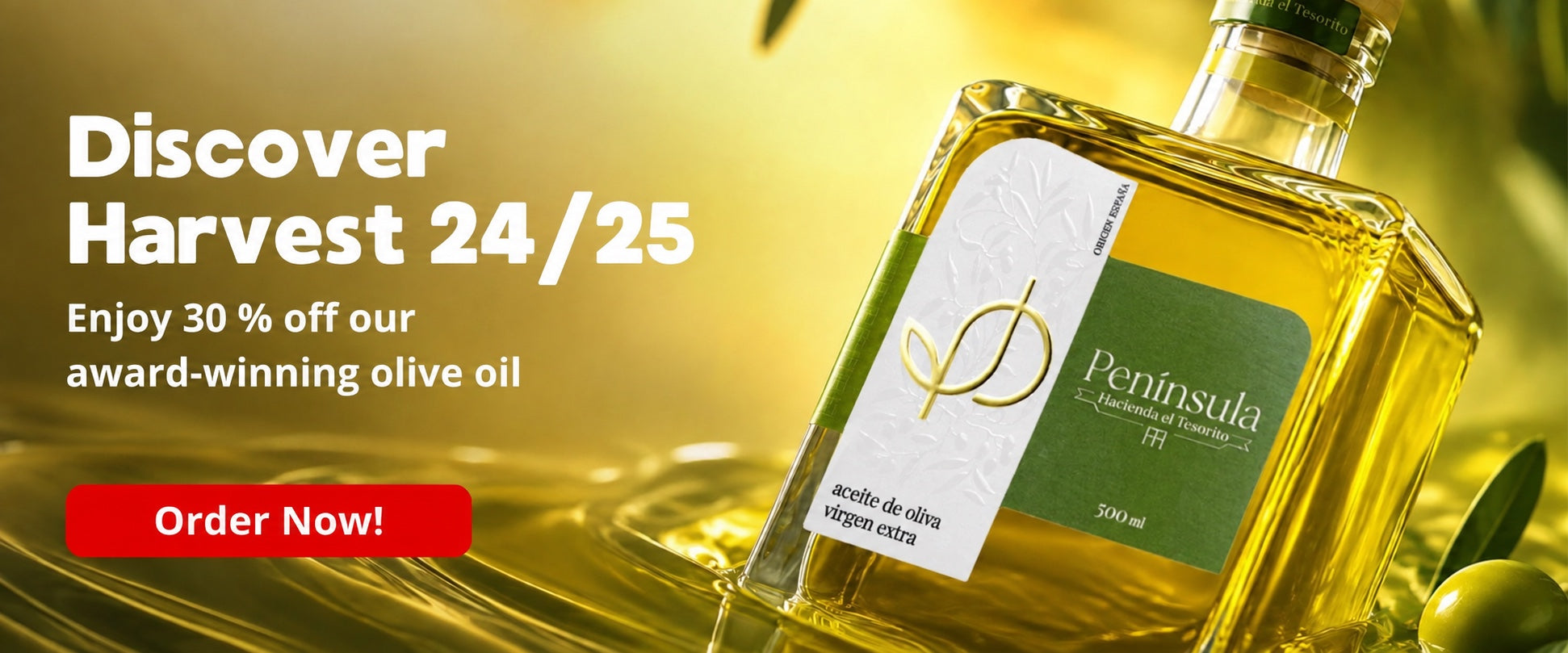 Discover Harvest 24/25. Enjoy 30% off our award-winning olive oil. Order Now!